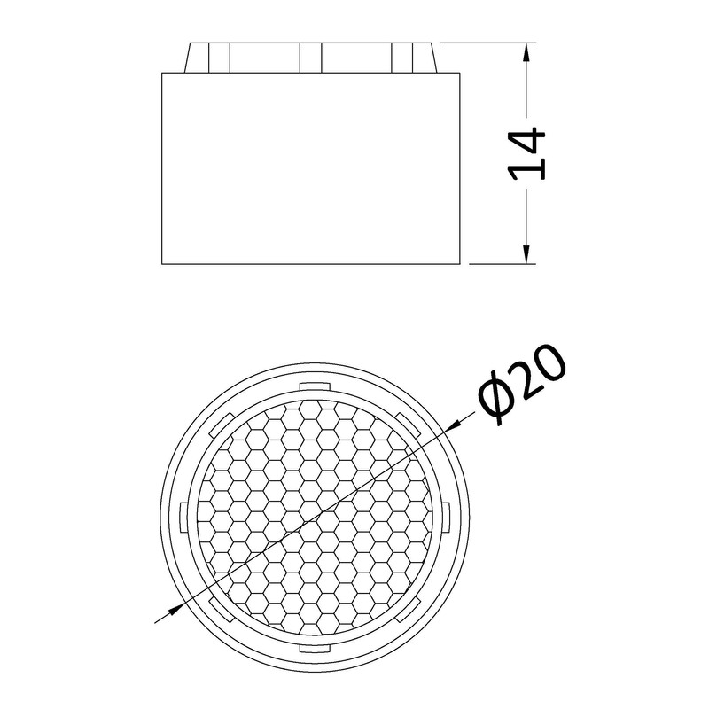 Nuie FR203 ǀ Modern Bathroom Flow Regulator Suitable with Traditional