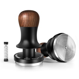 MHW-3BOMBER 58mm Espresso Tamper - 3 Spring Loaded Coffee Tamper with Sound Feedback - Barista Tamper Tool Espresso with 15lb / 30lbs Replacement Springs - Fits 58mm Standard Baskets T7072T-OS