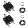 HUWREW 25 Amp Push Button Circuit Breaker 125-250V AC 50V