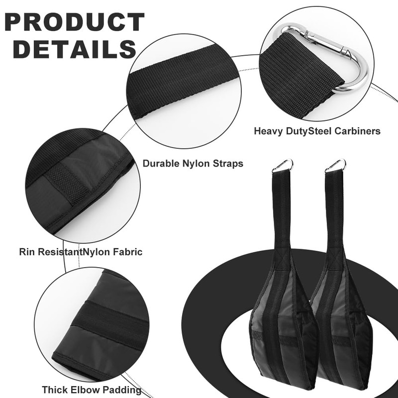 Meirivrn Hanging Ab Straps for Pull Up Bar, Ab Sling