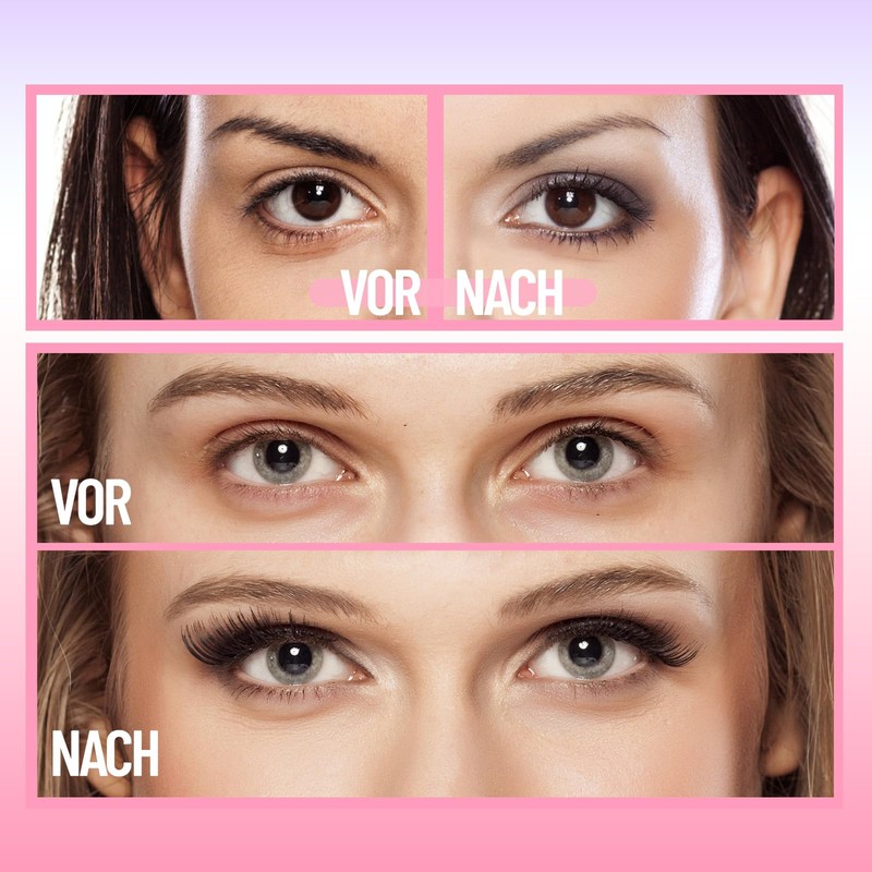 Inexorablex Wimpern Extensions Set, 8-16mm Cluster Lash Extension Set mit