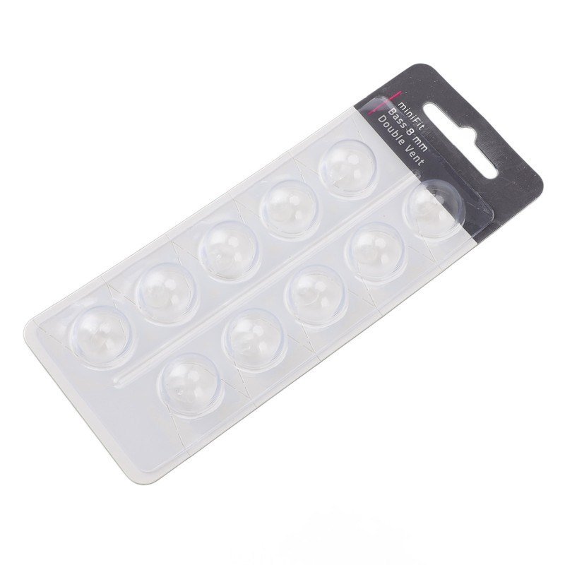 10pcs Double Vent Bass Dome Accessory Single Layer Double Vent