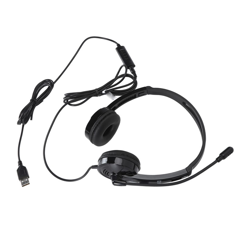 Telephone Headset Professional Noise Reduction Microphone Mute Office Phone Headset