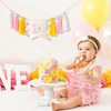 YESSWL - Bandera de silla alta para primer cumpleaños, diseño