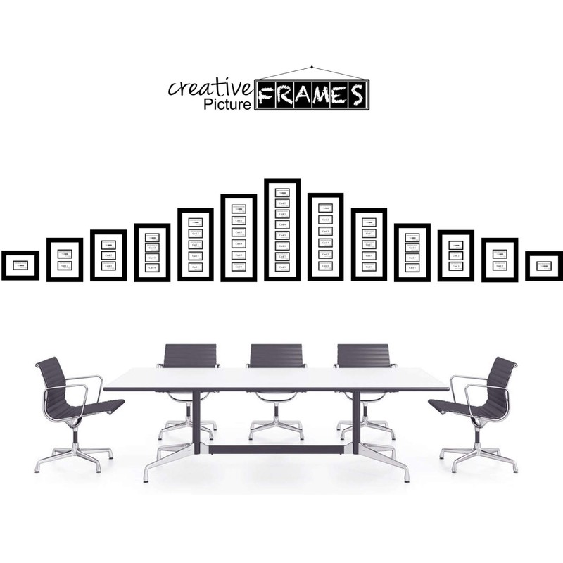 Creative Picture Frames 12-2" x 3.5" Opening Black Business Card