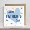 Second Ave Hearts Square Card Dad Daddy Grandad Father's Day