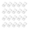 METALLIXITY Side Quick Release Buckle (10mm/0.4") 20Pcs, Plastic Adjustable Buckles