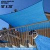 TANG Sunshades Depot Blue 16' x 20' Sun Shade Sail