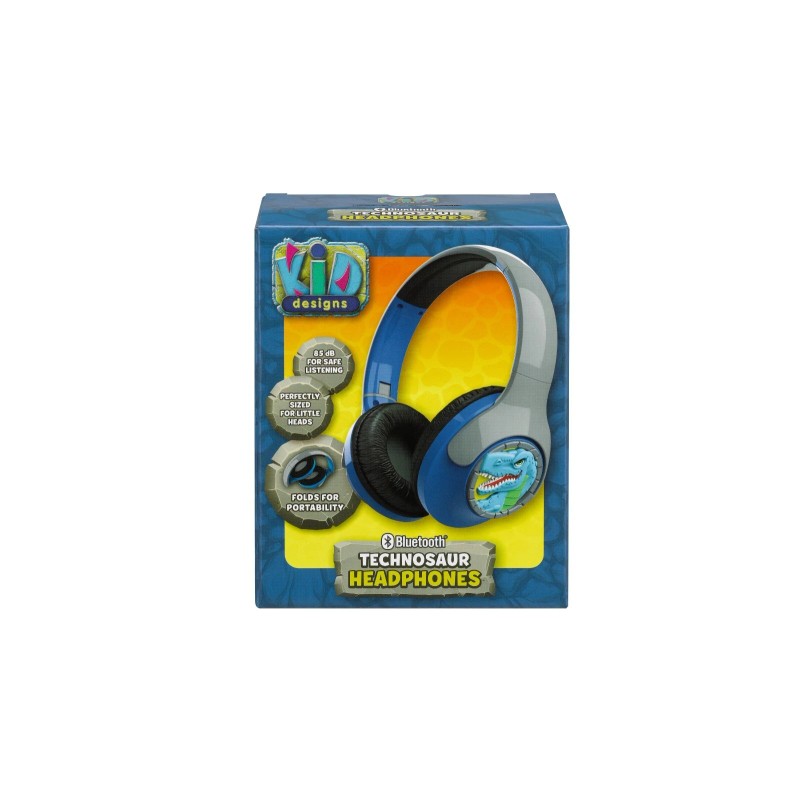 eKids Dinosaur Bluetooth Headphones for Kids