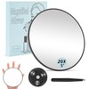 20X Handheld Magnifying Mirror丨5inch Makeup Magnified Mirror & Tweezers Set