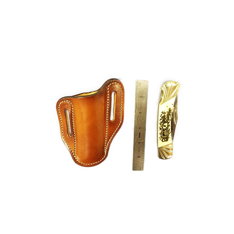 Folding Hunter Leather Knife Sheath