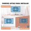 Importeek Soporte Base Pantalla Tv Monitor Vesa Fijo 26-63 Pulgadas