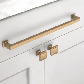 Asidrama 10 Pack 10 Inch(256mm) Champagne Bronze Cabinet Pulls Cabinet Handles Cupboard Handles Kitchen Cabinet Hardware for Cupboard Drawer Pulls