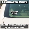 Minivan Mafia Vinyl Decal Sticker | Cars Trucks Vans SUVs