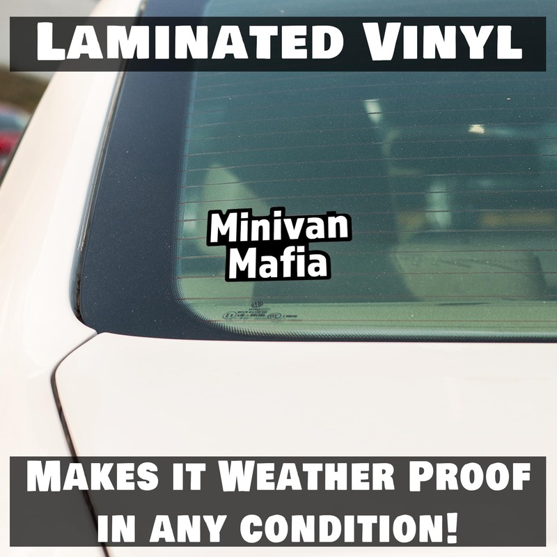 Minivan Mafia Vinyl Decal Sticker | Cars Trucks Vans SUVs