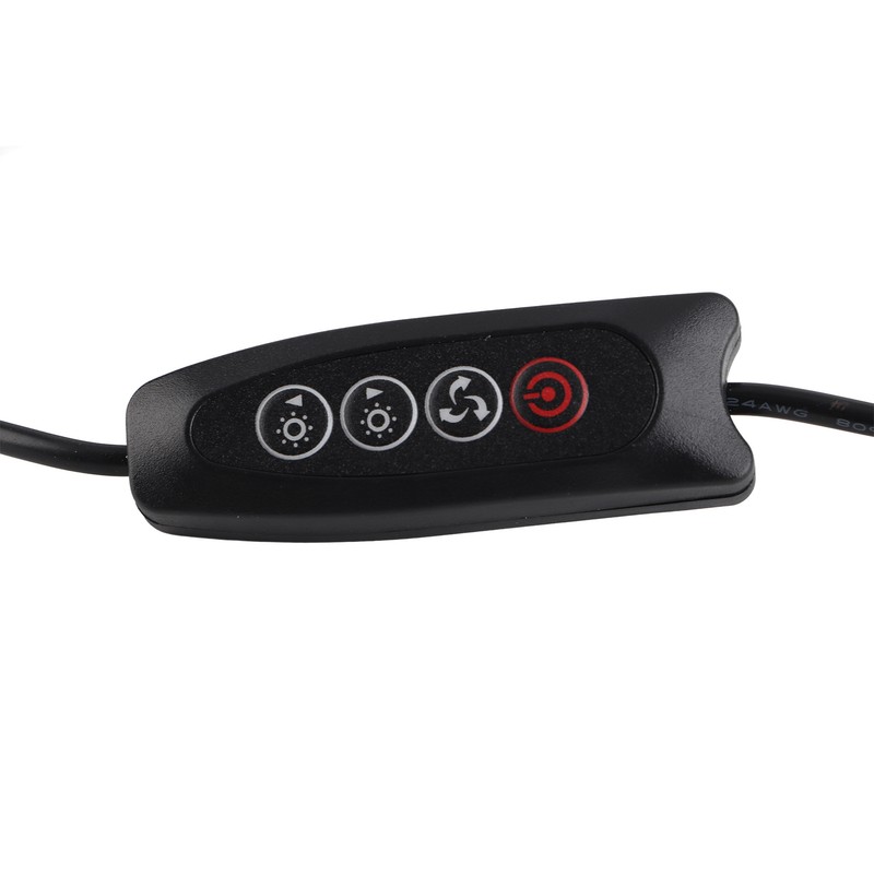5X Magnifying Glass Clip On LED Tattoo Desk Lamp USB