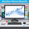 Monitor Memo Board, 2PCS Multifunction Sticky Note Holder for Computer