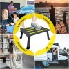 Unbranded Adjustable Aluminum RV Step Stool Foldable Non-Slip Platform Supports