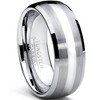 8MM Dome Men's Tungsten Carbide Ring Wedding Band size 7