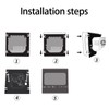 MUNEFE Programmable Digital Thermostat, Thermostat for House, Smart Thermostat for