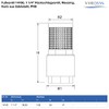 VARIOSAN Foot Valve 14160, 1 1/4 Inch Check Valve, Brass,