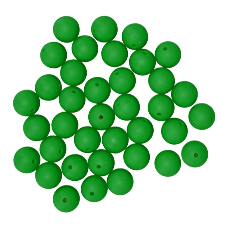 105pcs 15mm Silicone Beads Bulk Round Silicone Beads Loose Beads