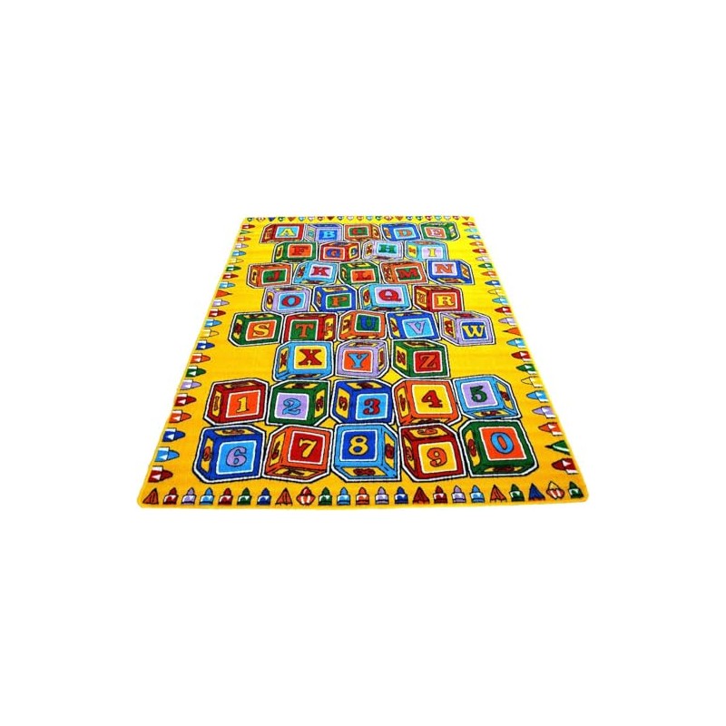 champion rugs Kids/Baby Room/Daycare/Classroom/Playroom Sit Spot Area Rug Abc's Alphabet