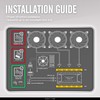 EZDIY-FAB Fan Hub X: 3-in-1 RF Remote Control, LED Back-light