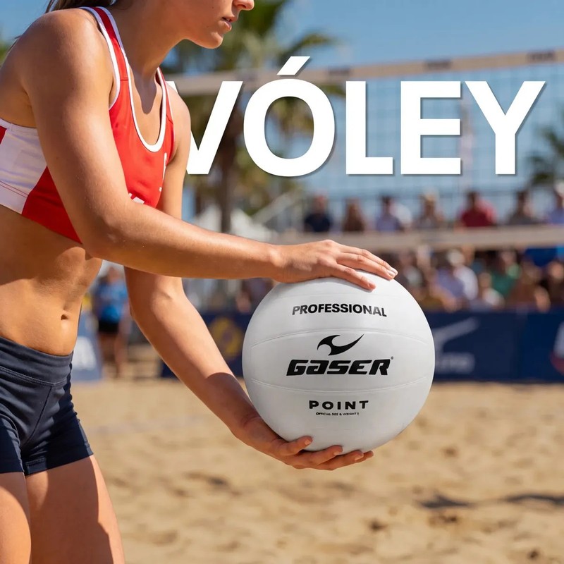 Balón Vóleibol Point No.5 Gaser Color Blanco