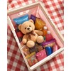 Pastel Plastic Collapsible Storage Crates with Lids and Handle Collapsible