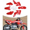 NACORE XR/CRF 50 Plastics Fairing Fender Kit For SDG SSR And More Dirt Pit Bike, RED