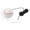 Mikinona Portable Baseball Hitting Trainer Tool with Elastic Rope Posture