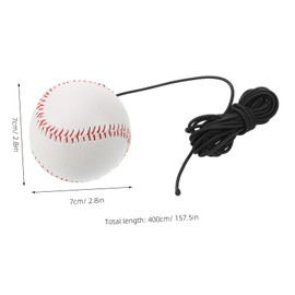Mikinona Portable Baseball Hitting Trainer Tool with Elastic Rope Posture Correction Equipment for Students Adults Durable Baseball Training Aid for All Skill Levels