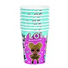 Unique 23796 Paper Cups-266 ml- LOL Surprise Party-Pack of 8,