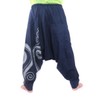 jing shop Harem Pants - Cotton One Size with Swirl