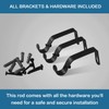 H.VERSAILTEX Window Curtain Rods for Windows 66 to 120 Inches