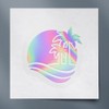 Palm Trees (Hologram) (Set of 2) Premium Waterproof Vinyl Decal