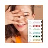 1+1 Patent Parts Self Gel Nail+Gel Pedi Sticker Set /