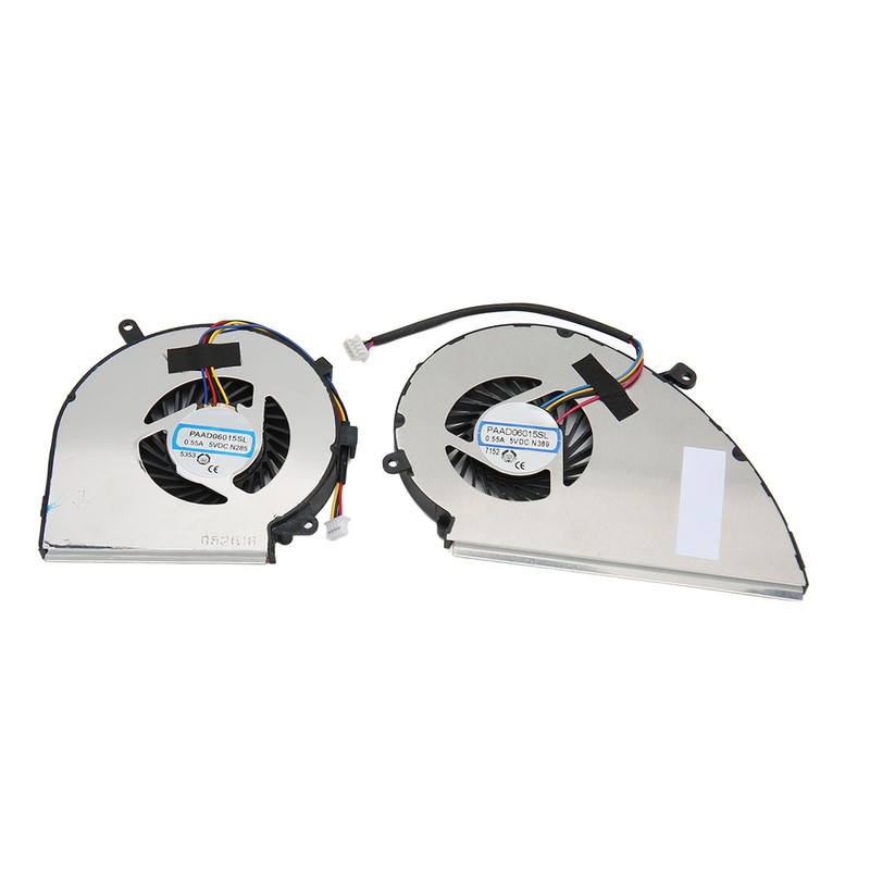 Cooling Fan 4 Pin Aluminum Alloy ABS Easy Replaceable Laptop