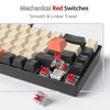 Fogruaden RGB Wired 60% Percent Keyboard Mechanical, 68 Keys Gaming