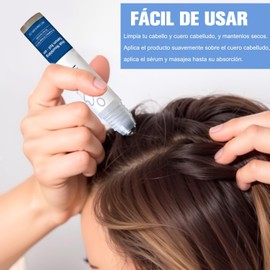 SINYI 2PCS Aceite Esencial de Romero para Cabello,Suero Anticaída con Roll-On, Rosemary Hair Growth Serum Roll On,Con aplicador de rodillo,Crecimiento de Cabello,Reduce la caída del cabello y nutre el cabello
