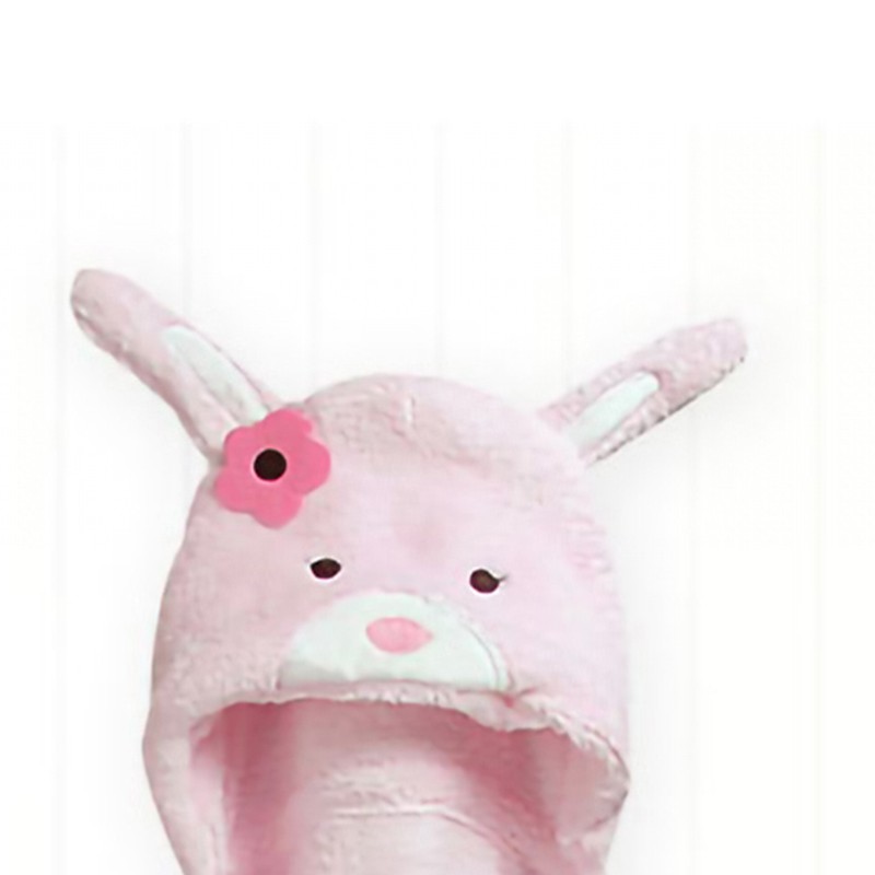 Kids Hooded Blanket Wearable Blanket Soft Cozy Coral Velvet Animal