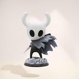 Generic 6.5 Inch Home Decor Cartoon Dolls, Car Dashboard Decorations Cute Game Dolls Hollow Knight Statue, White or Dark (Black/Grey/Blue) Color Family