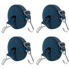 Azarxis Rubber Strap for Cargo Fixing Bicycle Luggage with Hook 3.3 ft (1 m) 2 m 3 m Strong Wide Extendable Belt for Luggage Fastening Loads Prevents Collapse of Loads for Motorcycles, Motorcycles,