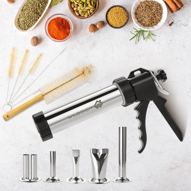 WILDDIGIT Professional Beef Jerky Gun Kits, Stainless Steel Jerky Maker,