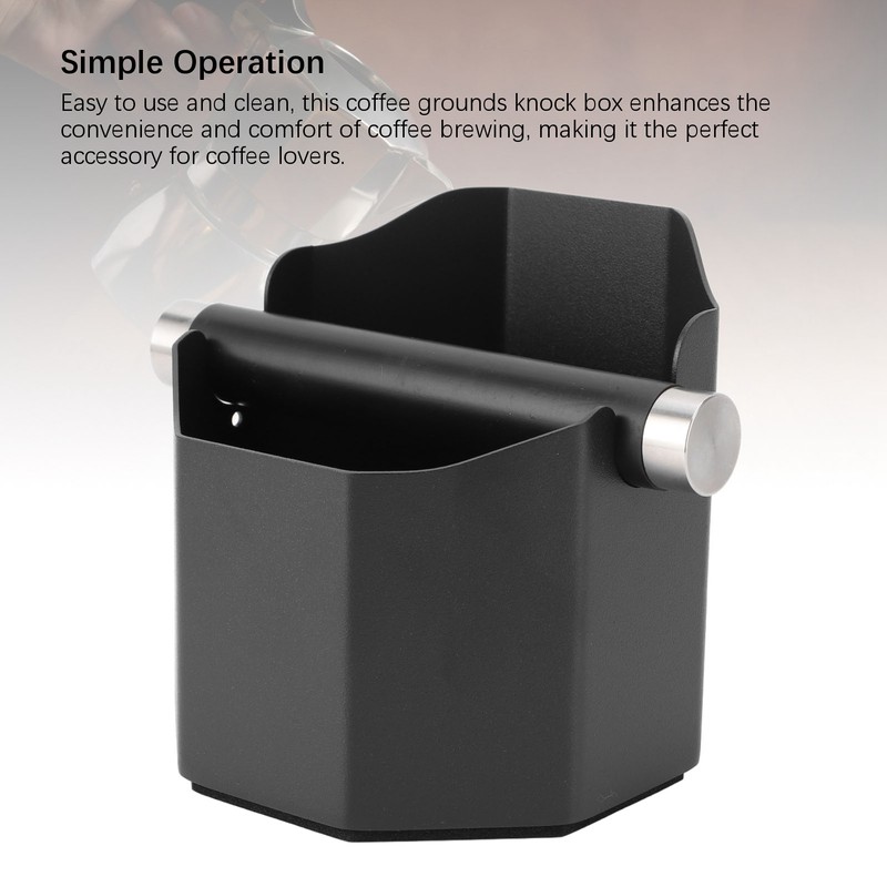 Coffee Ground Knock Box Stainless Steel Small Coffee Knock Box