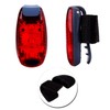 4pcs LED Safety Light,WONFAST Clip Flashing Warning Strobe Light Cycling