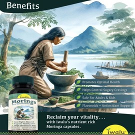 Hojas De Moringa Orgánicas - Beneficios Naturales en Cada Hoja, Cápsulas Moringa