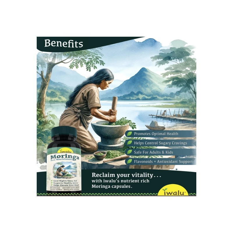 Hojas De Moringa Orgánicas - Beneficios Naturales en Cada Hoja,