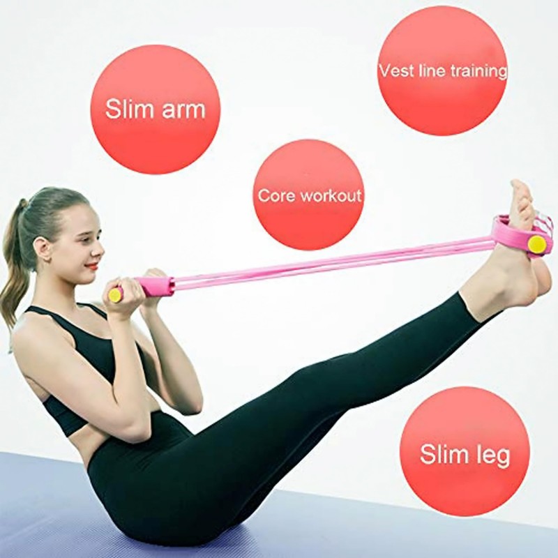 VKSG Multi-Function Tension Rope Band & Pedal Puller Resistance Band,